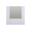 Single Sliding Door & Track - Pattern 10 1 Pane Door - Clear Glass - White Primed