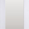 Two Sliding Doors and Frame Kit - Pattern 10 1 Pane Door - Clear Glass - White Primed