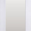 Four Folding Doors & Frame Kit - Pattern 10 3+1 - Clear Glass - White Primed