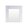 Four Folding Doors & Frame Kit - Pattern 10 2+2 - Clear Glass - White Primed
