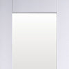 Bespoke Thrufold Pattern 10 1L White Primed Glazed Folding 2+1 Door