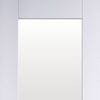 Bespoke Thrufold Pattern 10 1L White Primed Glazed Folding 2+1 Door