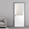 Bespoke Suffolk White Primed Glazed Door - From Xl Joinery