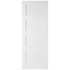 Two Folding Doors & Frame Kit - Shaker 4P 2+0 - White Primed
