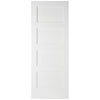 Six Folding Doors & Frame Kit - Shaker 4P 3+3 - White Primed