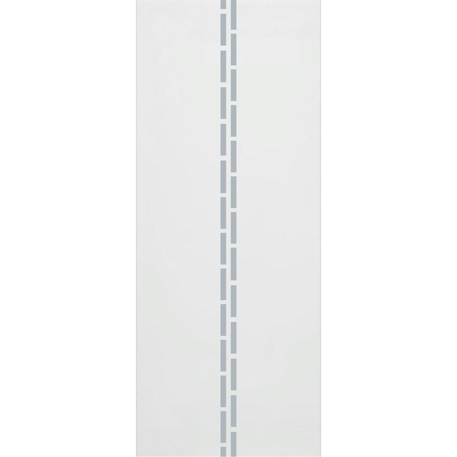 Inveresk 8mm Obscure Glass - Clear Printed Design - Griffwerk R8 Style Sliding Glass Door Kit