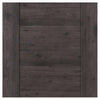 J B Kind Laminates Alabama Cinza Dark Grey Coloured Door Pair - Prefinished