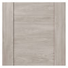 J B Kind Laminates Alabama Fumo Smoky Grey Coloured Door Pair - 1/2 Hour Fire Rated - Prefinished