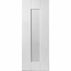 Four Sliding Wardrobe Doors & Frame Kit - Axis Ripple White Primed Door