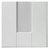 Four Sliding Wardrobe Doors & Frame Kit - Axis Ripple White Primed Door