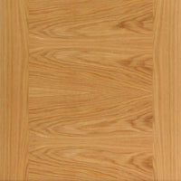 Two Sliding Wardrobe Doors & Frame Kit - Ostria Flush Oak Door - Prefinished