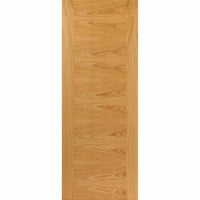 Two Sliding Doors and Frame Kit - Ostria Flush Oak Door - Prefinished
