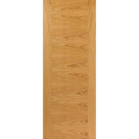 Two Sliding Wardrobe Doors & Frame Kit - Ostria Flush Oak Door - Prefinished