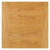 J B Kind Oak Contemporary Ostria Flush Fire Door - 30 Minute Fire Rated - Prefinished