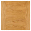 Three Sliding Doors and Frame Kit - Ostria Flush Oak Door - Prefinished