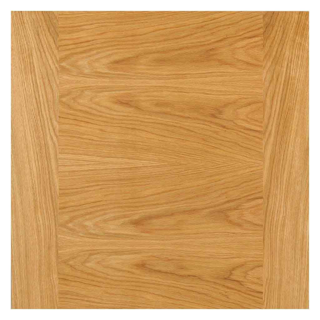 Four Sliding Doors and Frame Kit - Ostria Flush Oak Door - Prefinished