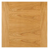 J B Kind Ostria Flush Oak Fire Door Pair - 30 Minute Fire Rated - Prefinished