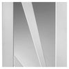 Modern interior white glazed door from JBK