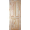 4 panel clear pine door 