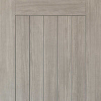 J B Kind Laminates Colorado Grey Coloured Door Pair - 1/2 Hour Fire Rated - Prefinished
