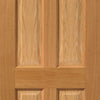 Single Sliding Door & Track - Grizedale Oak Door - Prefinished