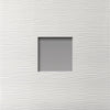 J B Kind White Contemporary Ripple Textured Primed Flush Fire Door - 30 Minute Fire Rated