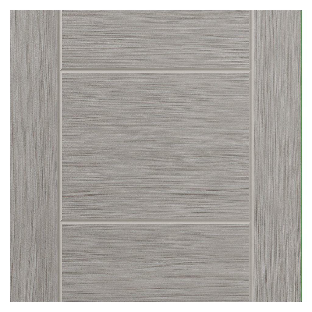 Modern interior grey door