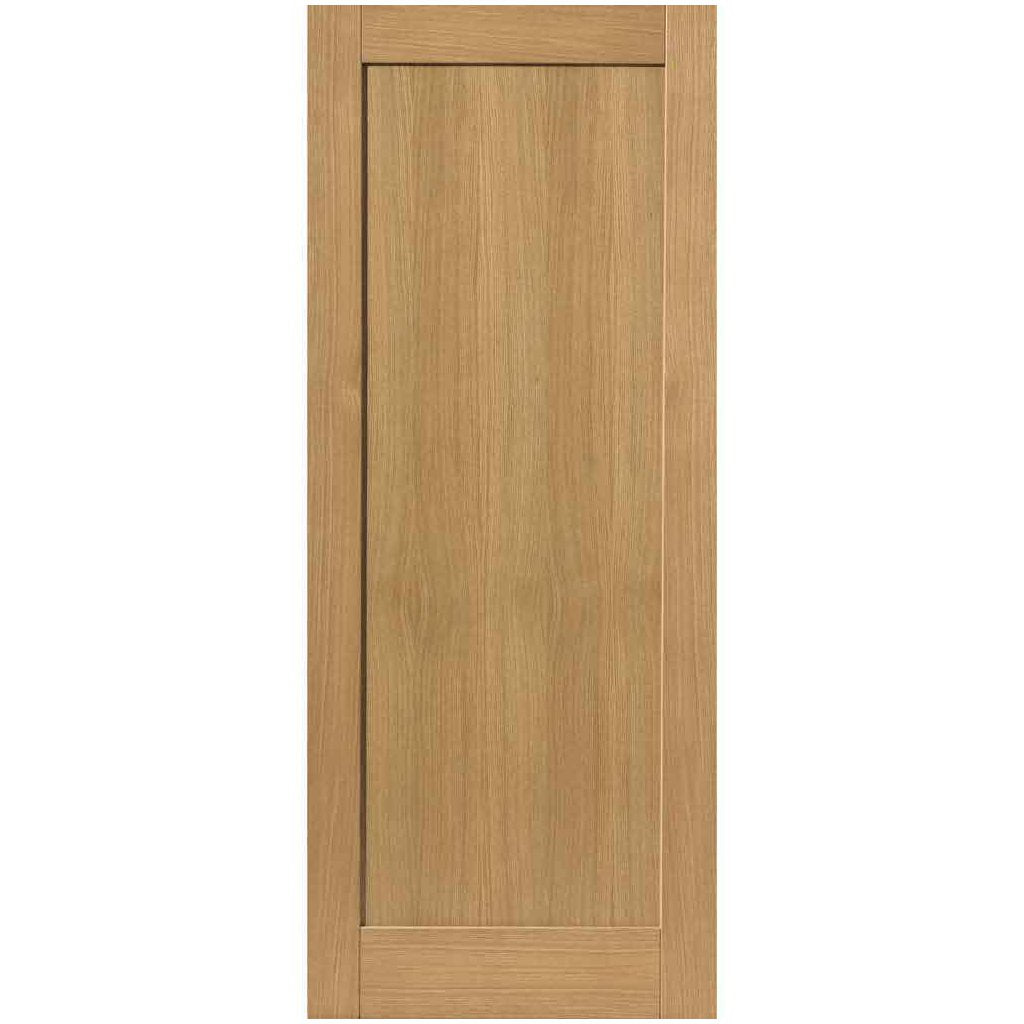 Interior oak veneer traditional panel door