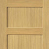 J B Kind Oak Shaker Snowdon Fire Door - 1/2 Hour Fire Rated