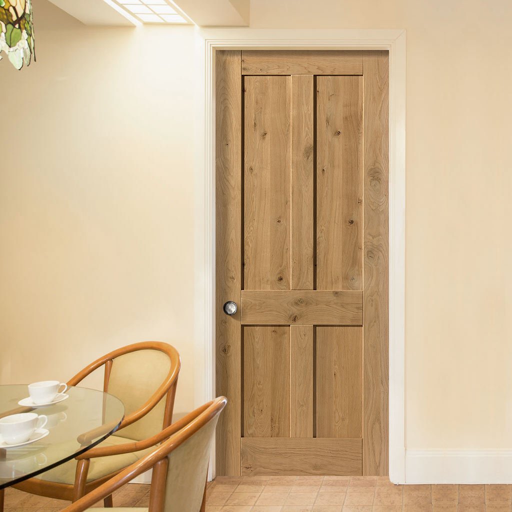 Oak shaker interior door