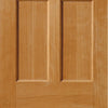 Oak Churnet Oak Double Evokit Pocket Door Detail - Leaded clear glass