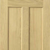 J B Kind Oak Classic Derwent Fire Door - 1/2 Hour Fire Rated