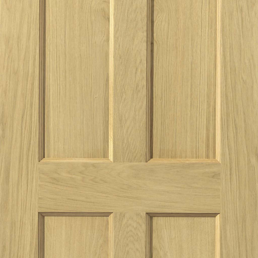 J B Kind Oak Classic Derwent Fire Door - 1/2 Hour Fire Rated
