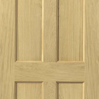 J B Kind Oak Classic Derwent Fire Door - 1/2 Hour Fire Rated