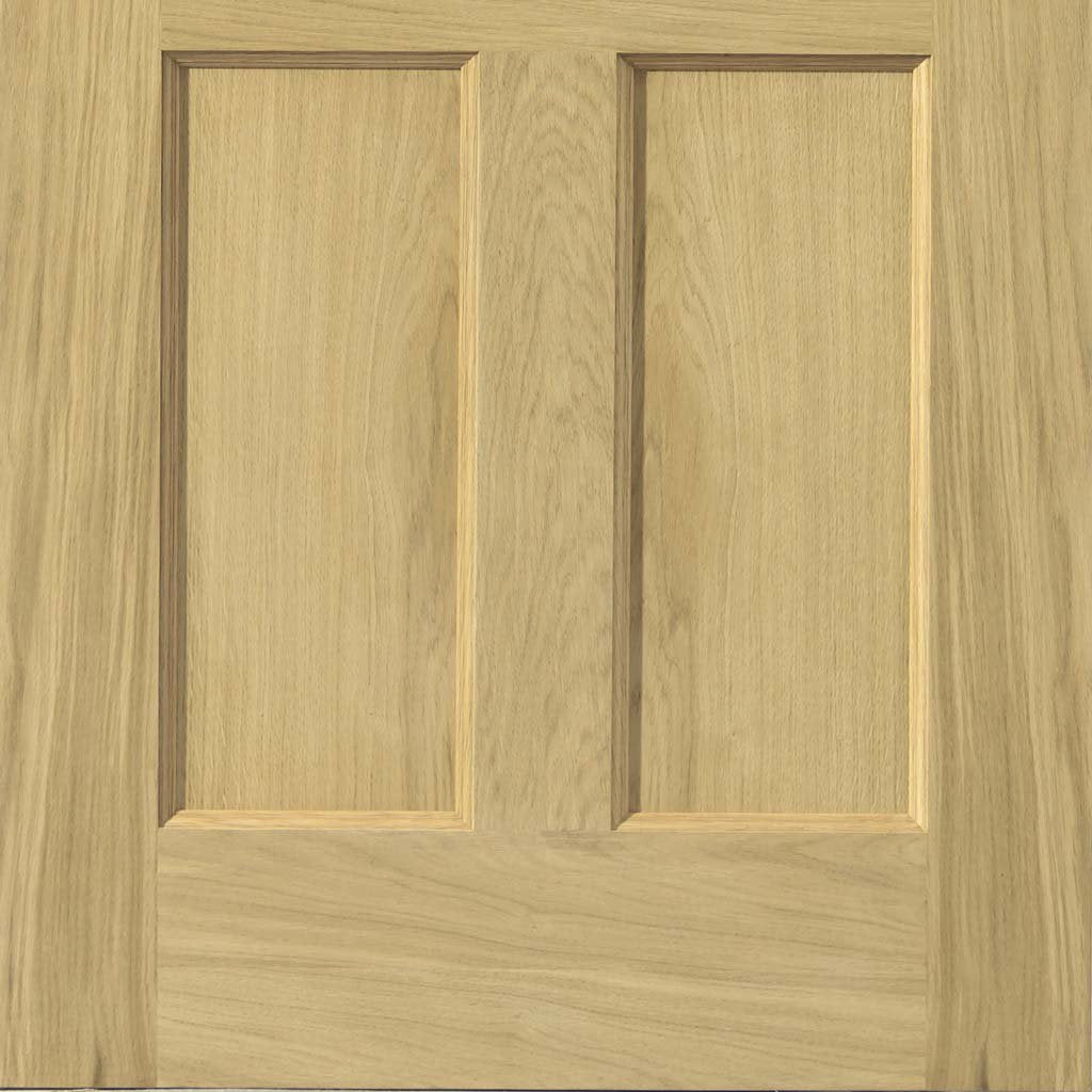 J B Kind Oak Classic Derwent Fire Door - 1/2 Hour Fire Rated