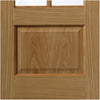 Interior oak veneer traditional panel door