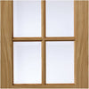 Interior oak veneer traditional panel door