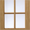 Interior oak veneer traditional panel door