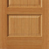 Single Sliding Door & Track - Mersey Oak Door