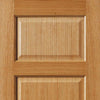 Double Sliding Door & Track - Mersey Oak Doors