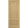 Interior oak veneer traditional panel door
