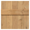 J B Kind Rustic Oak Ledged Unfinished Door Pair