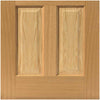 Interior oak veneer traditional panel door