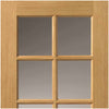 Interior oak veneer traditional panel door