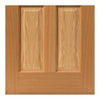 Oak Dean Single Evokit Pocket Door Detail - Clear Glass