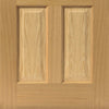 J B Kind Oak Classic Grizedale 6 Panel Fire Door - 1/2 Hour Fire Rated - Prefinished