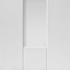 Single Sliding Door & Track - Axis White Door - Clear Glass