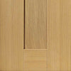 Single Sliding Door & Wall Track - Axis Oak Shaker Door - Prefinished