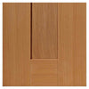 Three Sliding Wardrobe Doors & Frame Kit - Axis Oak Shaker Door - Prefinished