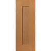 Axis Shaker Oak Double Evokit Pocket Door Detail - Clear Glass - Prefinished